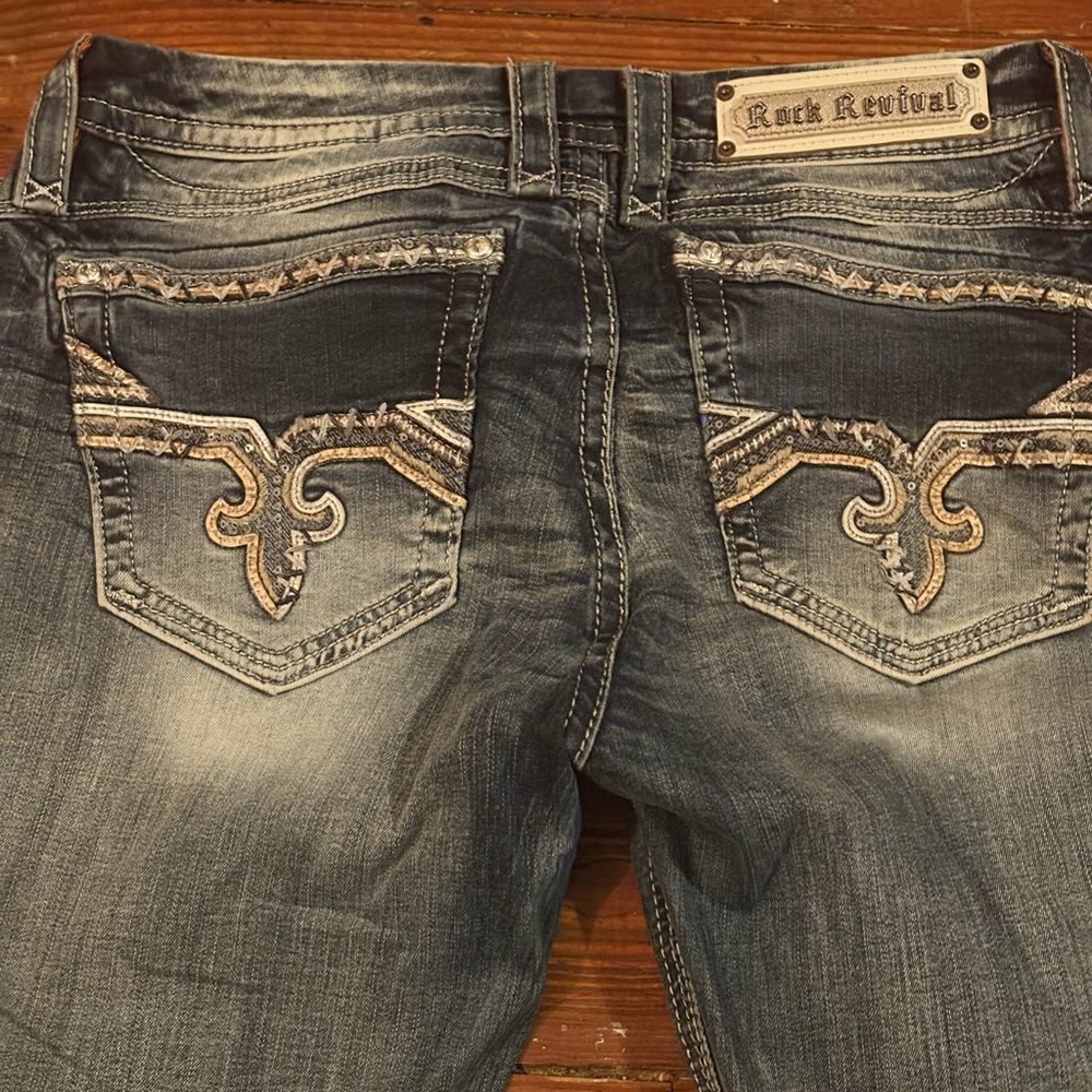 Rock Revival Blue Boot Cut Jeans